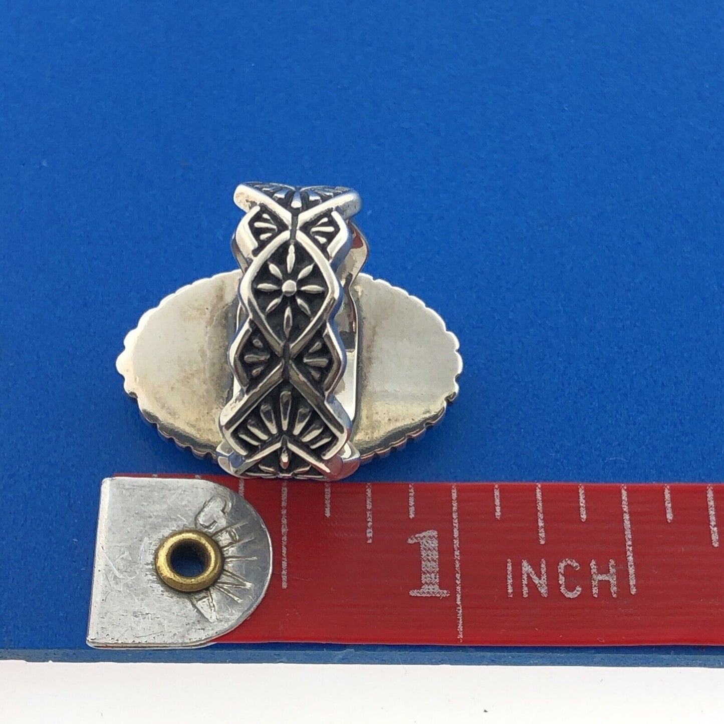 Carolyn Pollack Sterling Silver 925 Turquoise Amethyst Coral Finger Ring Size 7