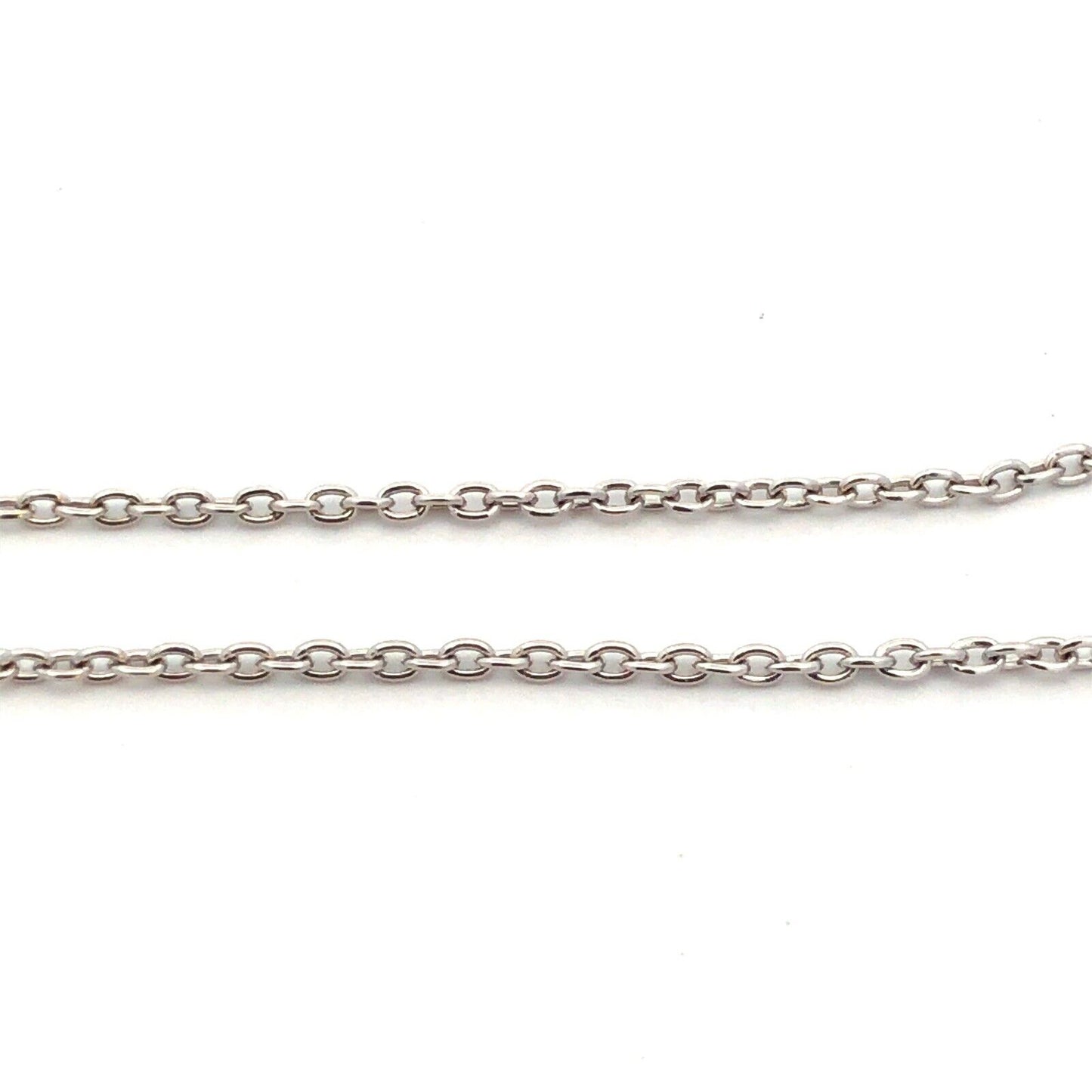 Designer FZN 925 Sterling Silver Entwined Double Heart Pendant Necklace