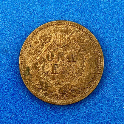 1909 S Indian Head One Cent Penny Type 3 Bronze Better Key San Francisco Coin