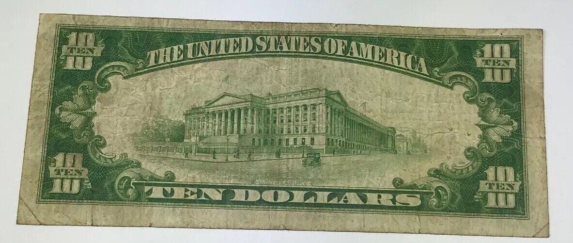 1929 Type 1 $10 The City National Bank of Selma Alabama Charter 1736 Tough Note!