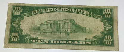 1929 Type 1 $10 The City National Bank of Selma Alabama Charter 1736 Tough Note!