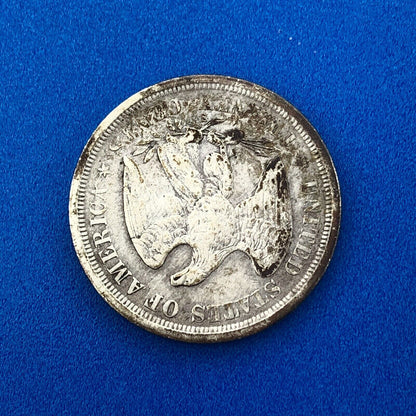 1875 S Silver Seated Liberty Twenty Cent Piece Better Key San Francisco Coin