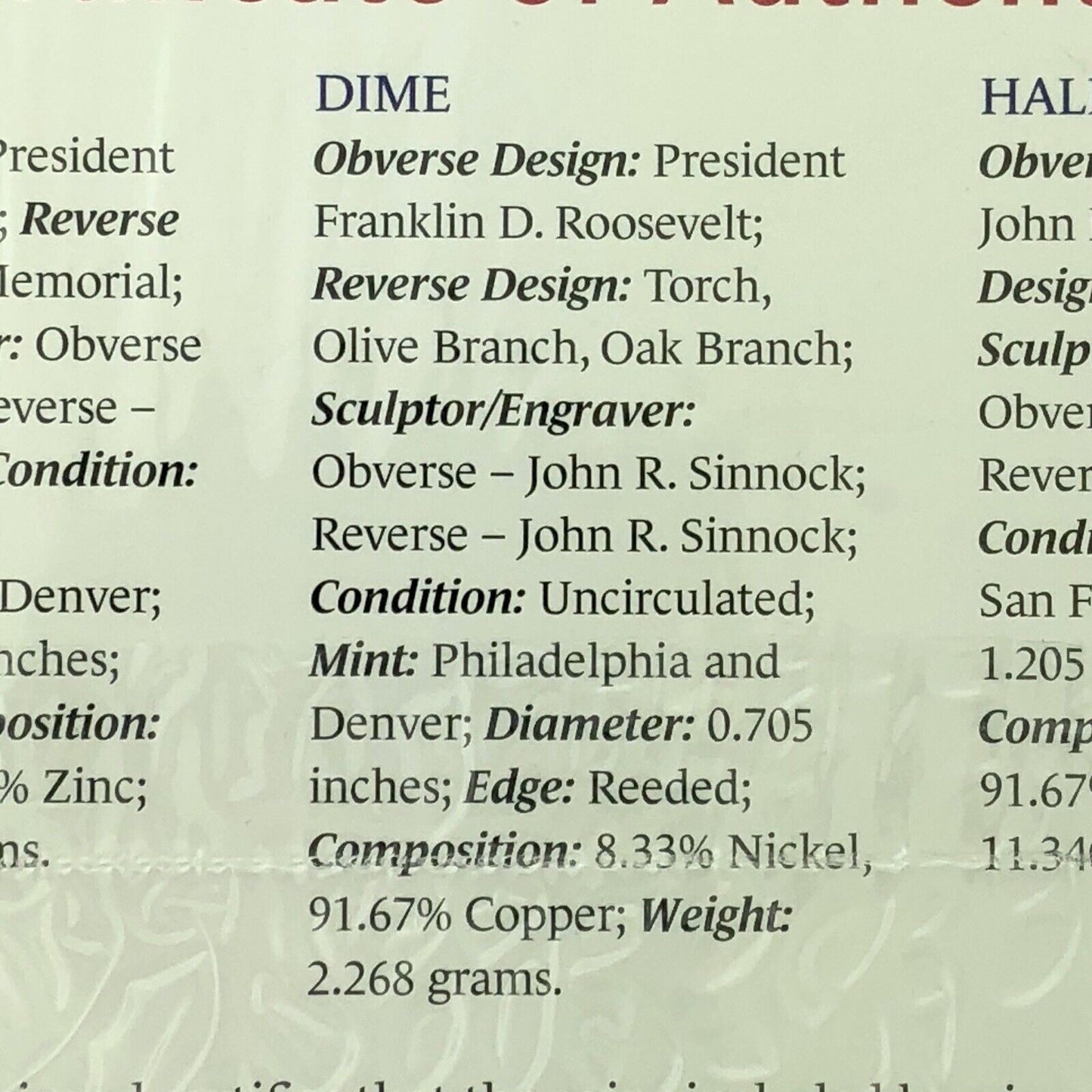 2005 Collecting America's Coins Beginner Basics Set Sealed Three Coin BU Set