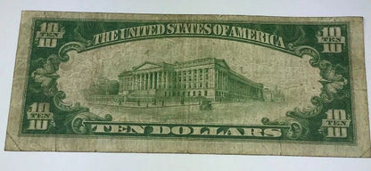 1929 Type 1 $10 The City National Bank of Selma Alabama Charter 1736 Tough Note!