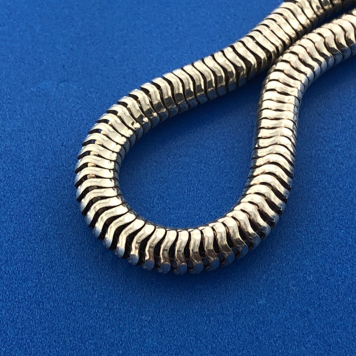 Designer CI Italy 925 Sterling Silver Slinky Snake Flex Link Unisex Bracelet