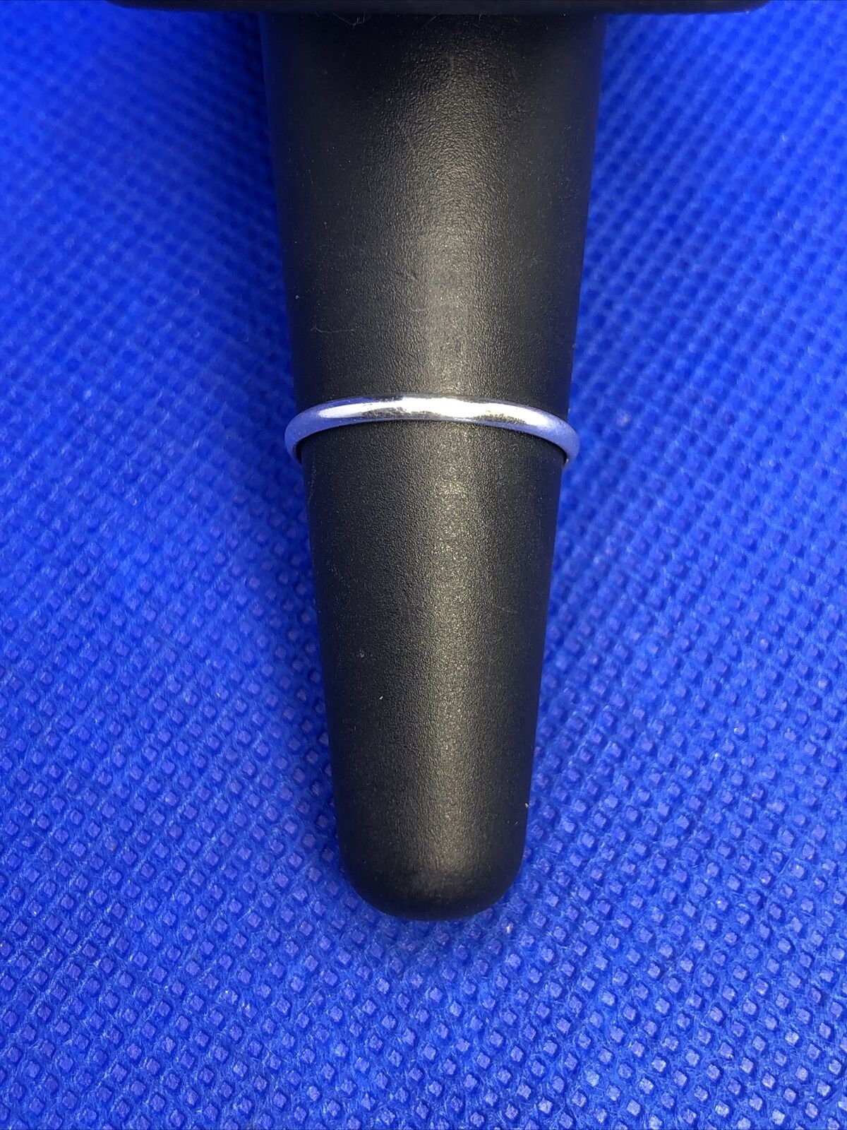 Native American Signed 925 Sterling Silver Turquoise Cabochon Storyteller Ring