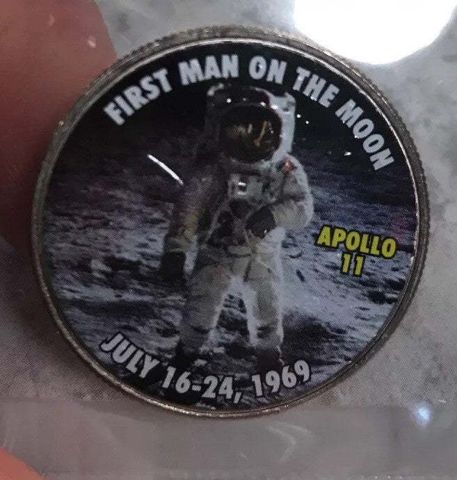 2015 American Space Commemorative Two Coin Collection BU Kennedy Half Dollars