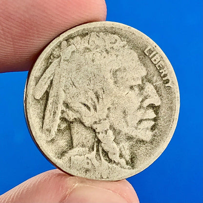 1916 S Indian Head Buffalo Nickel Better Key Scarce San Francisco Mint Coin