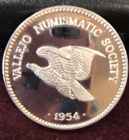 1987 Vallejo Numismatic Society 400th Meeting/60th Anniv Carquinez Bridge .999