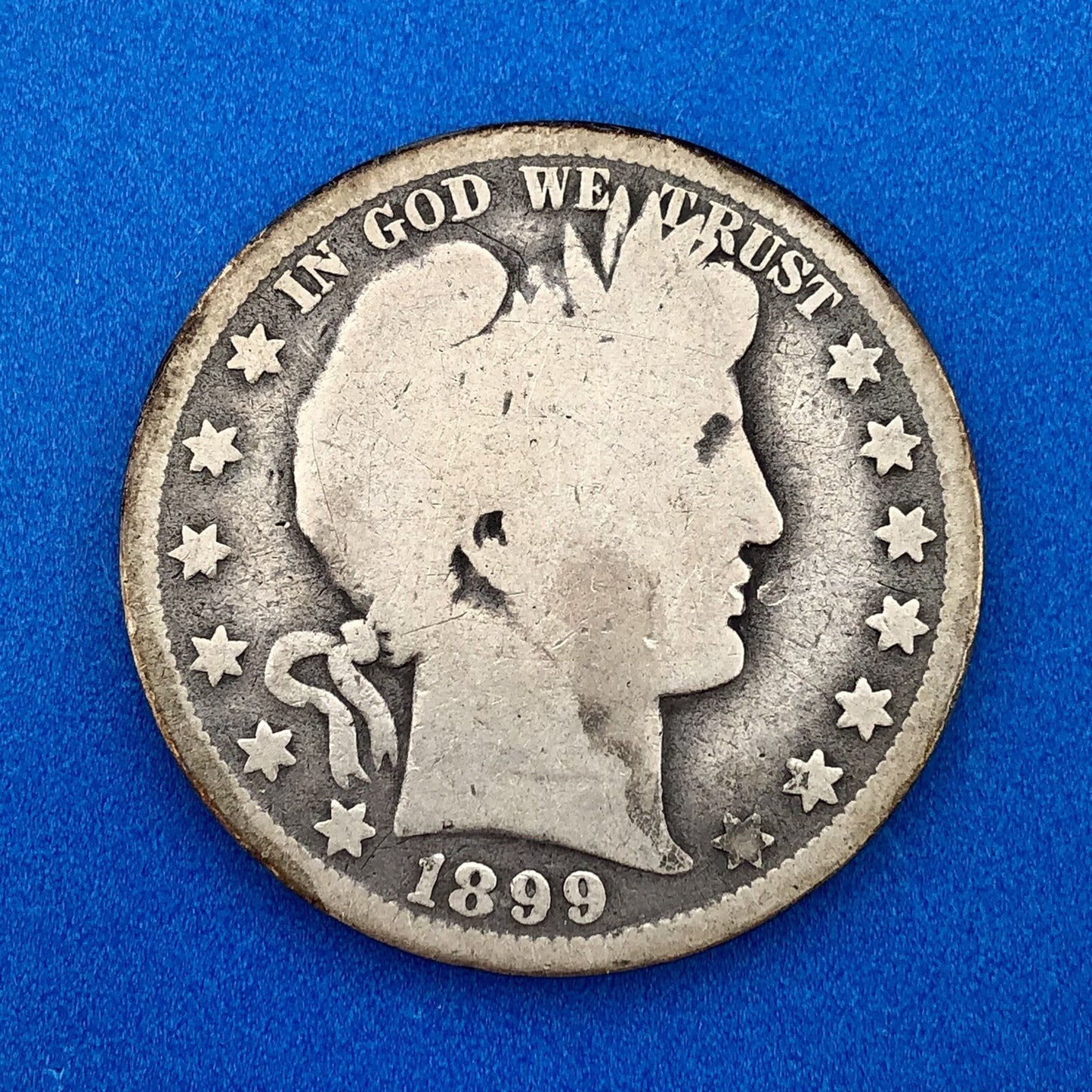 1899 O Silver Barber Half Dollar Better Key Date New Orleans Coin Rare Scarce