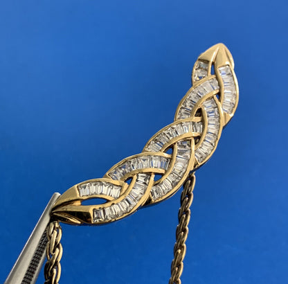 Designer 925 Sterling Silver Vermeil Cubic Zirconia Infinity Eternity Necklace