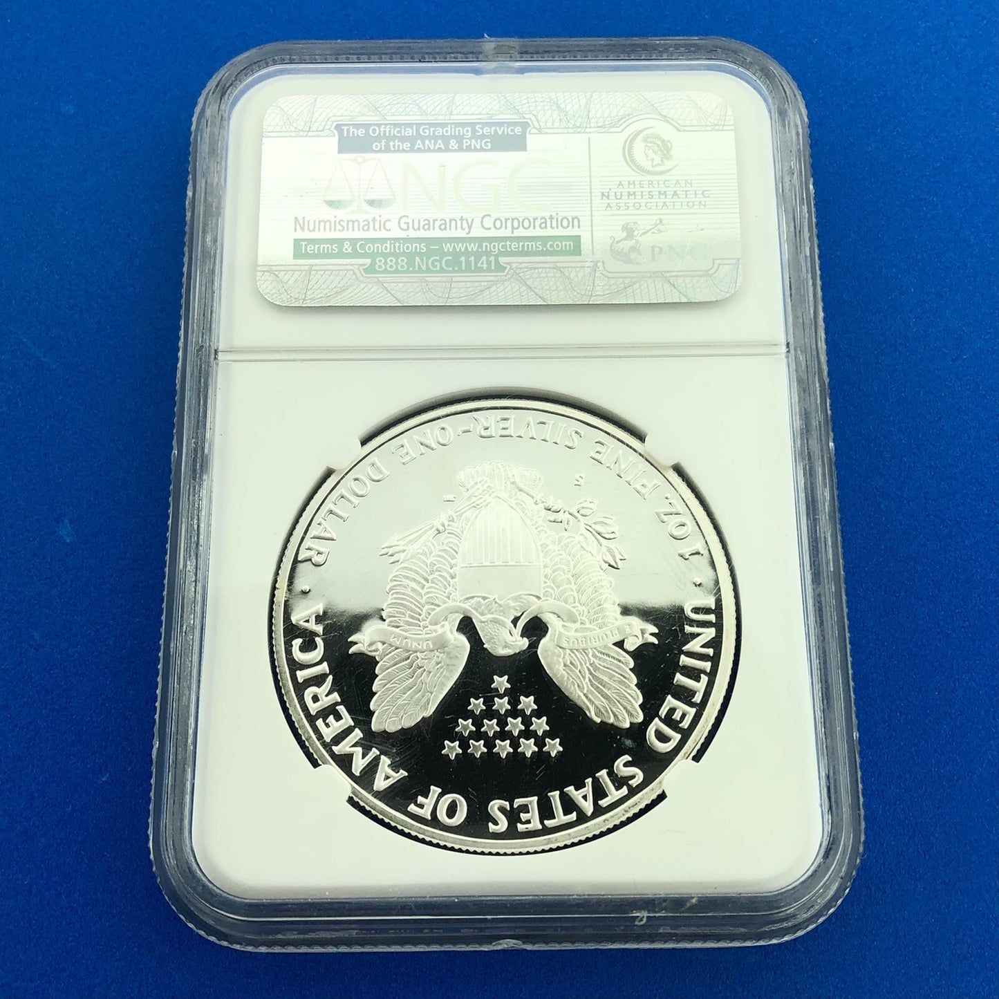 1989 S Proof American Silver Eagle 1 Oz 999 Fine Silver NGC PF69 Ultra Cameo