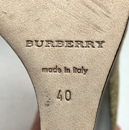 Burberry Prorsum Spring Check Leicester 140 Wedge Pumps Box Pouch Slightly Worn