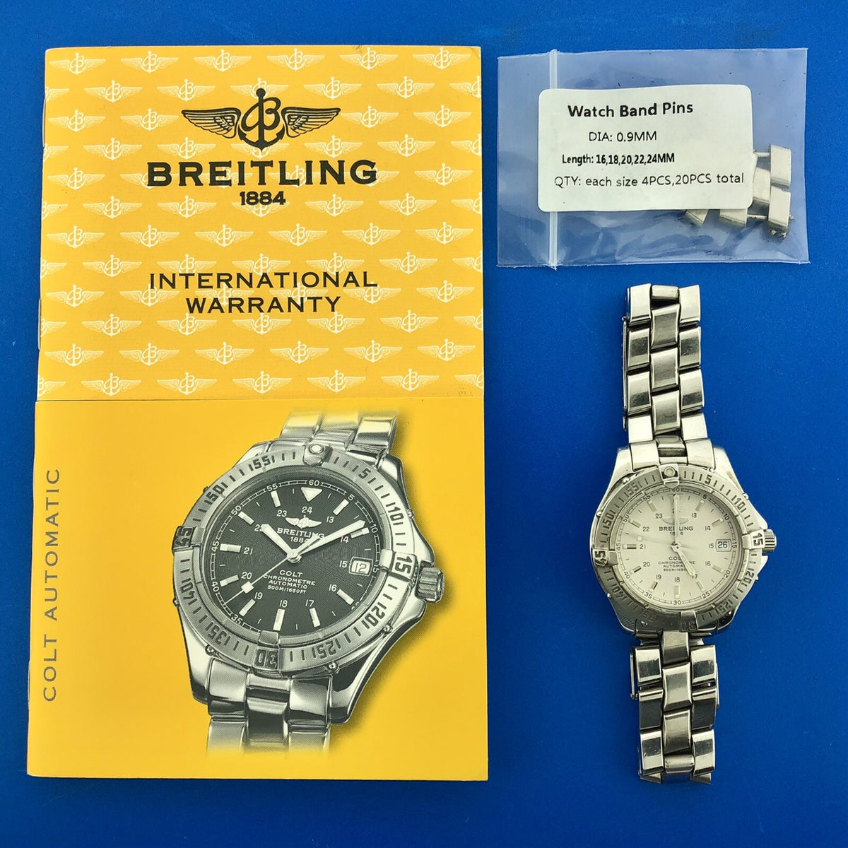 Breitling 1884 Colt Automatic A17350 Men's Stainless Steel Watch