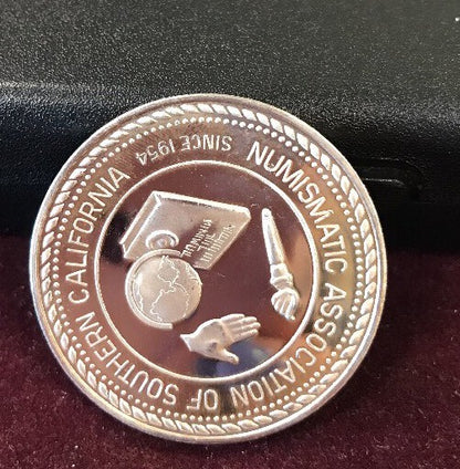 1987 Numismatic Association of Southern California Women in Numismatics .999 Rnd