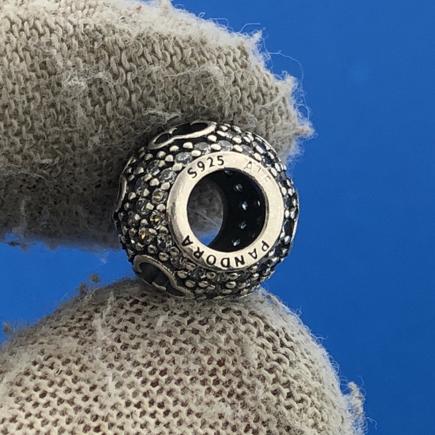 Pandora Sterling Silver 791422CZ Disney Mickey Mouse Silhouettes Bracelet Charm