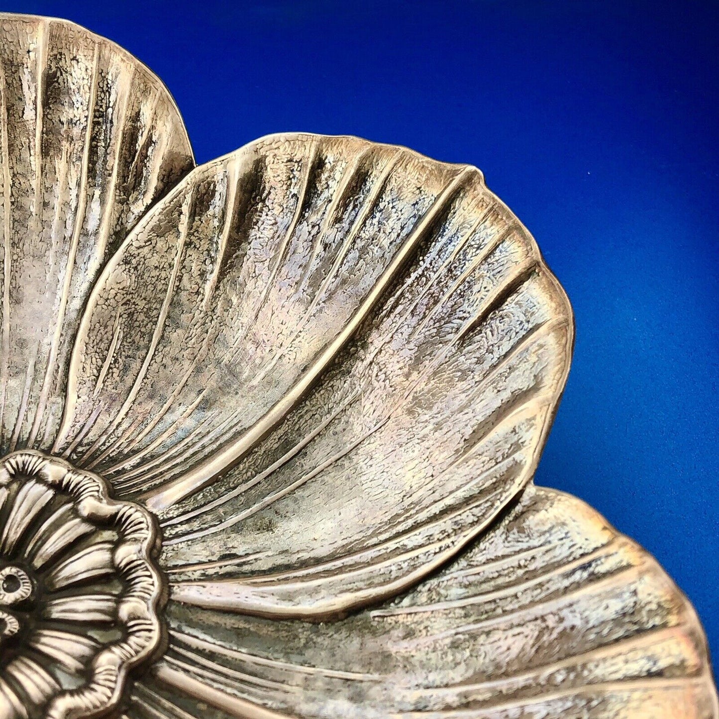 Gianmaria Buccellati Flower Sterling Silver Grosse Schale Narzisse Candy Bowl