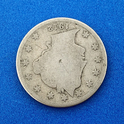 1912 D Liberty Head Nickel Five Cents 5c Rare Denver Last Series Year 2 Coin Lot