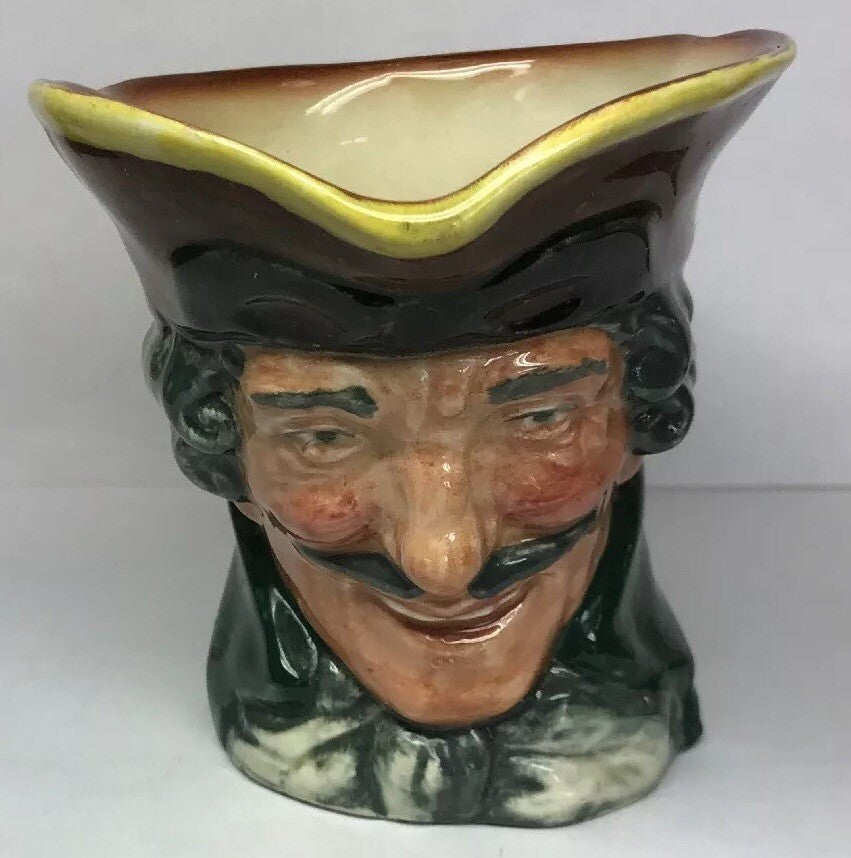 Vintage Royal Doulton Dick Turpin Mask Up Large Character Jug Mug A Mark England