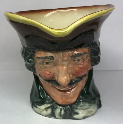 Vintage Royal Doulton Dick Turpin Mask Up Large Character Jug Mug A Mark England