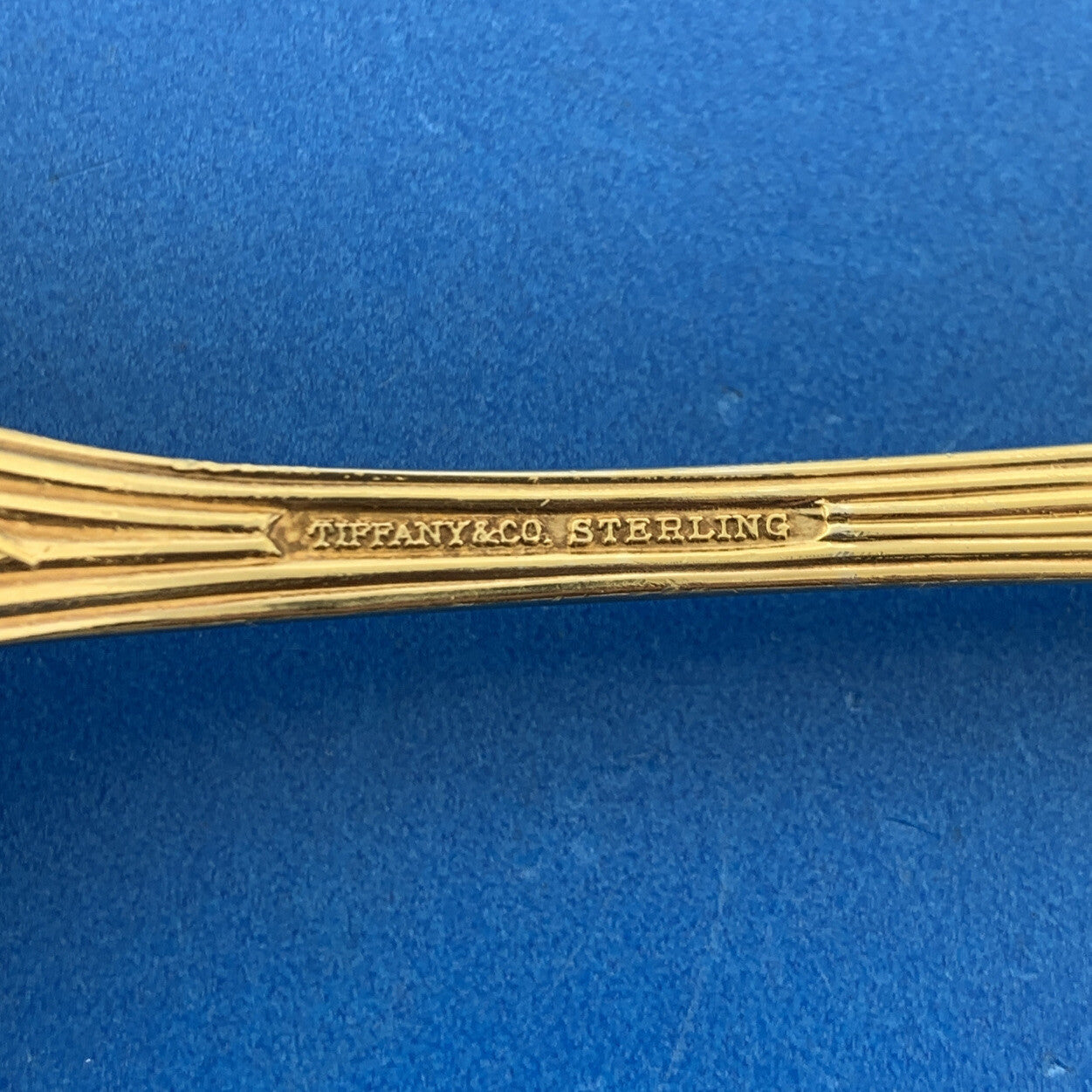Tiffany & Co Vermeil Gold Washed Sterling Silver 925 Audubon Cream Soup Spoon
