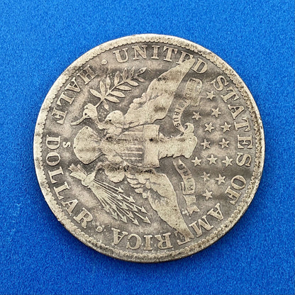 1912 S Silver Barber Half Dollar Better Key Date San Francisco Coin Rare Scarce