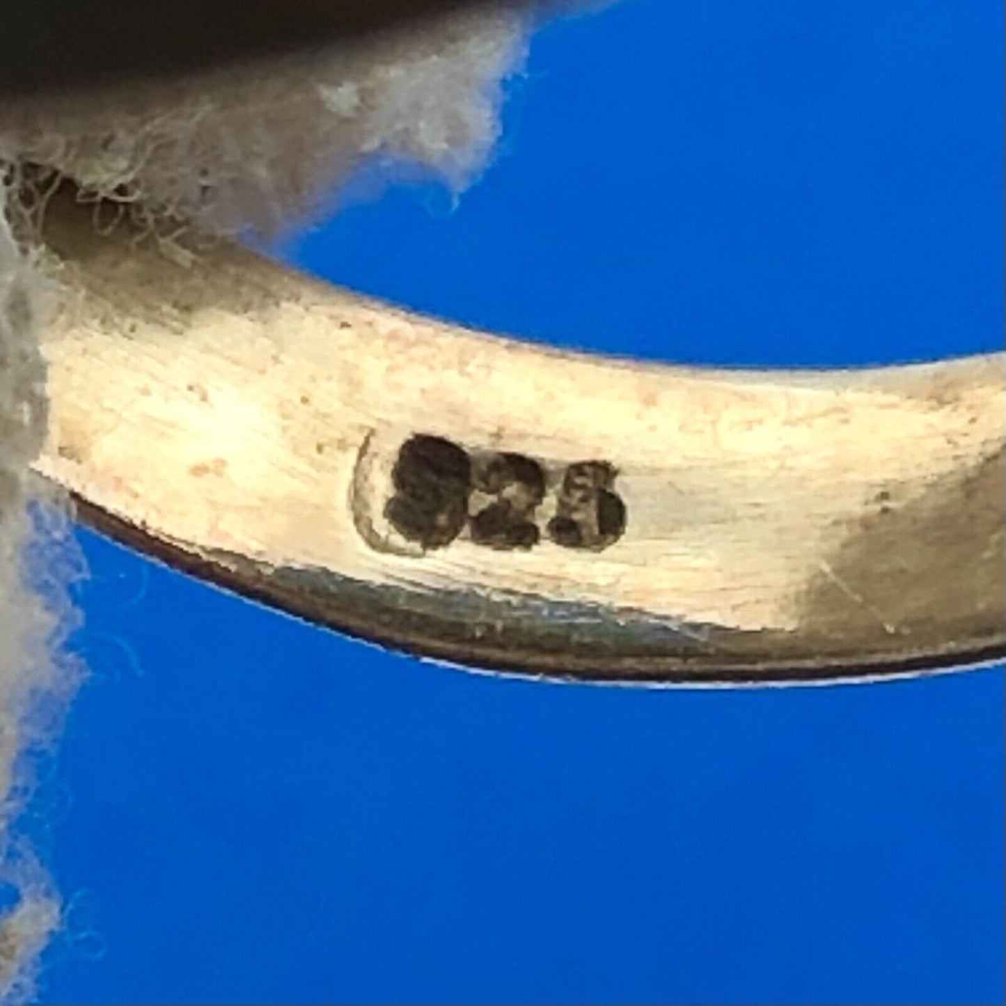 Estate Sterling Silver 925 Ruby In Zoisite Oval Cabochon Statement Ring