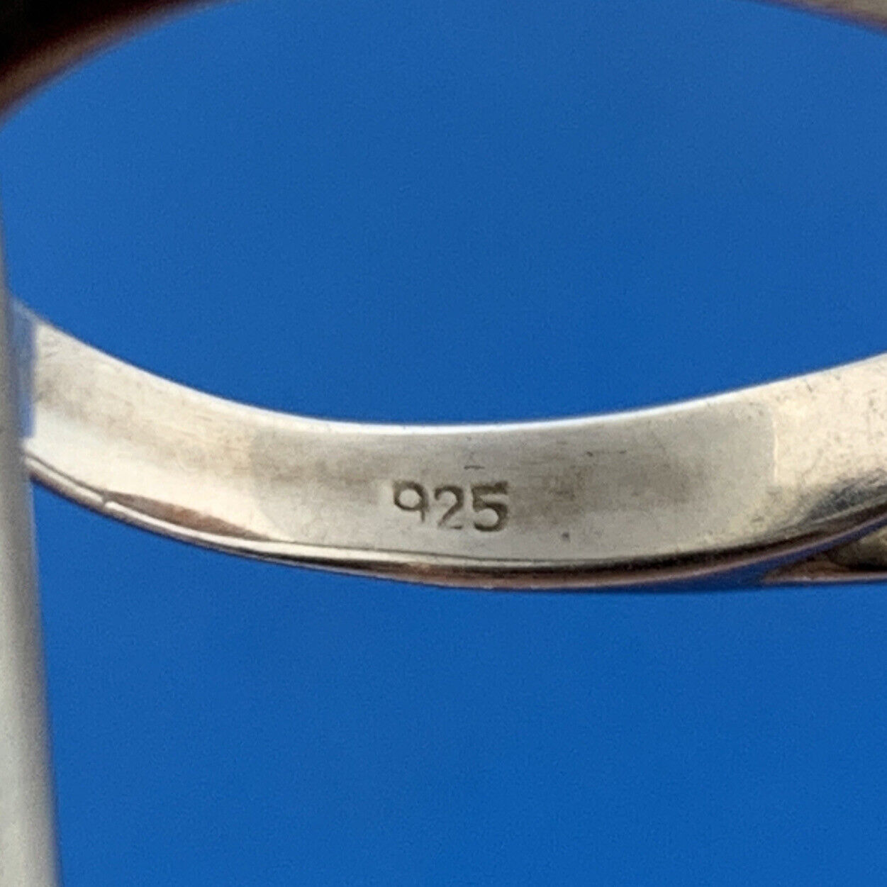 Designer CHD Stunning Sterling Silver 925 CZ Changeable Orb Ring Size 7.75