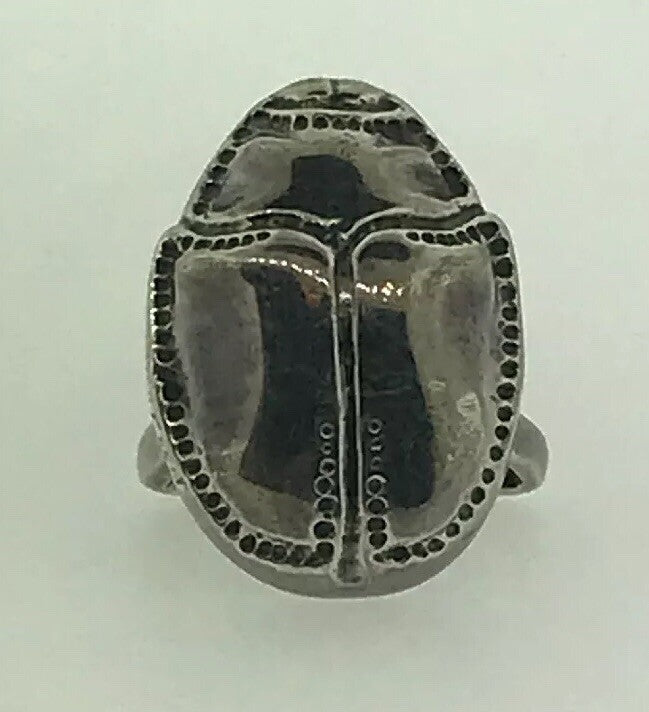 Mignon Faget Sterling Silver 925 Retired Scarab Collection Belt Buckle