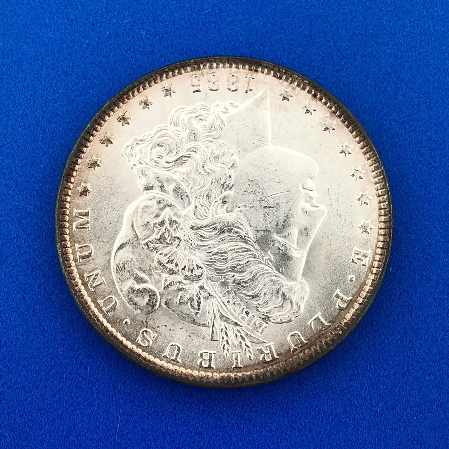 1885 P Morgan Silver Dollar $1 Better Rare Key Philadelphia Mint Coin BU++