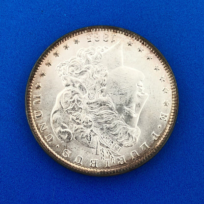 1885 P Morgan Silver Dollar $1 Better Rare Key Philadelphia Mint Coin BU++