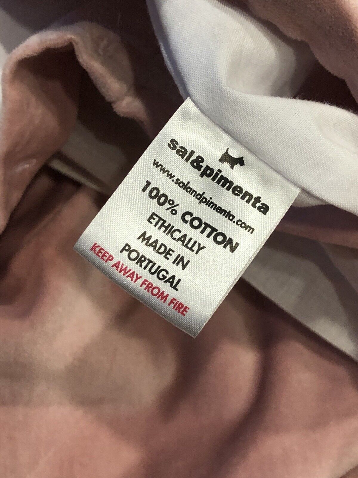 Sal & Pimenta Brushed Cotton Velour Dusty Rose Size 6T Girl's Lined Dress