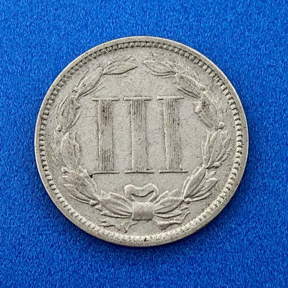1870 P Nickel Three Cent Piece 3c Better Key Rare Scarce Philadelphia Coin