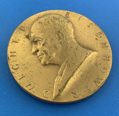 Lot of Two 2 Dwight D. Eisenhower Inauguration Commemorative Bronze Medals