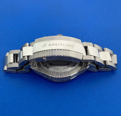 Breitling Superocean Blue Dial 42mm Stainless Steel Men's Automatic Watch A17375