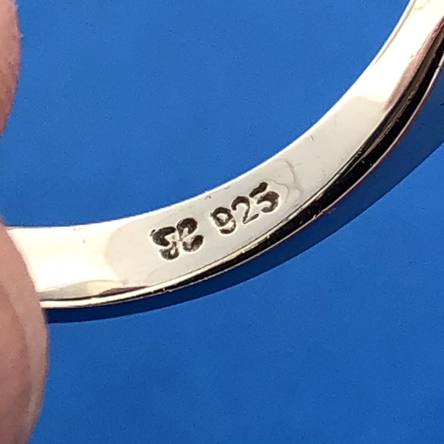 Designer 925 Sterling Silver Burgundy Abalone Cabochon Modernist Bypass Ring