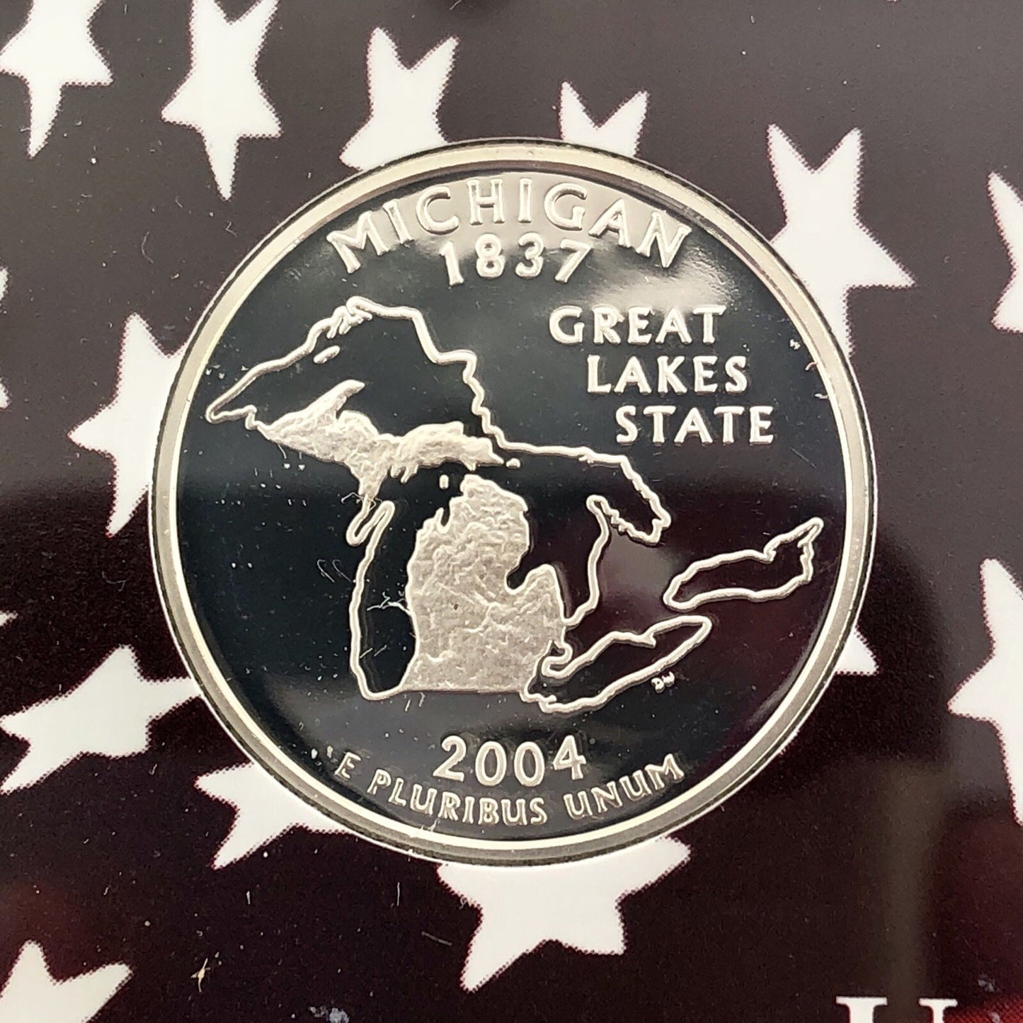 2004 S United States Mint 50 State Quarters 5 Coin Silver Proof Set OMP/COA