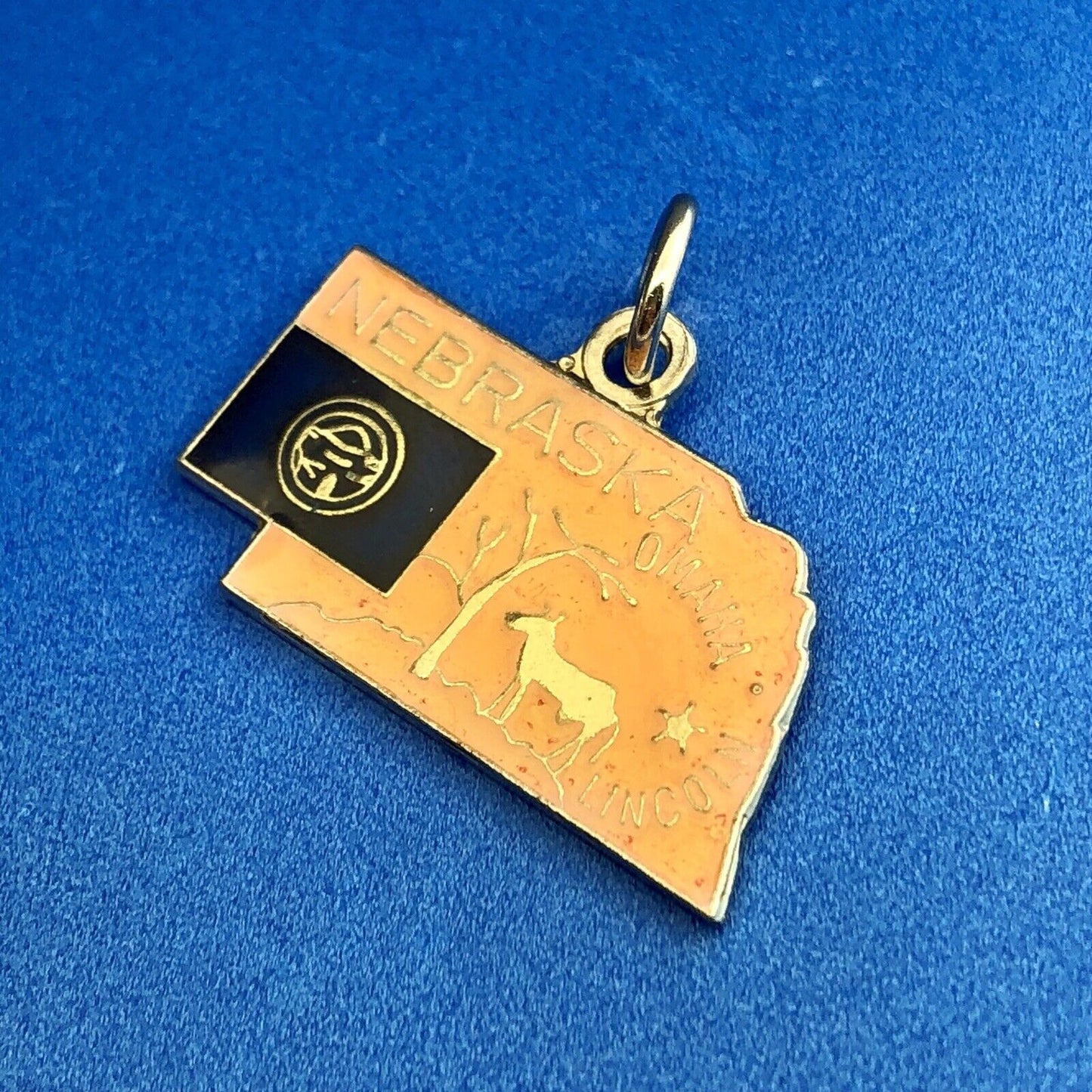 Sterling Silver State Charm - Nebraska