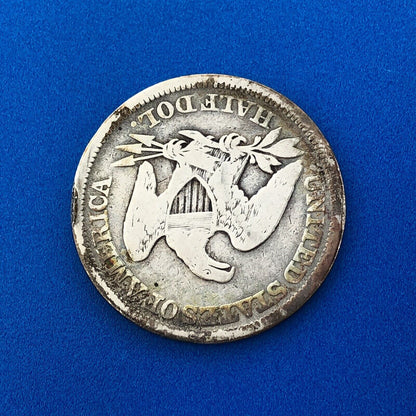 1854 P Silver Seated Liberty Half Dollar 50c Arrows Philadelphia Mint Coin
