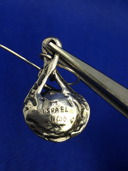 Designer Didae 925 Sterling Silver Modernist Pearl Drop Dangle Hook Earrings