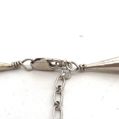 Native American Carolyn Pollack 925 Sterling Silver Turquoise Beaded Necklace