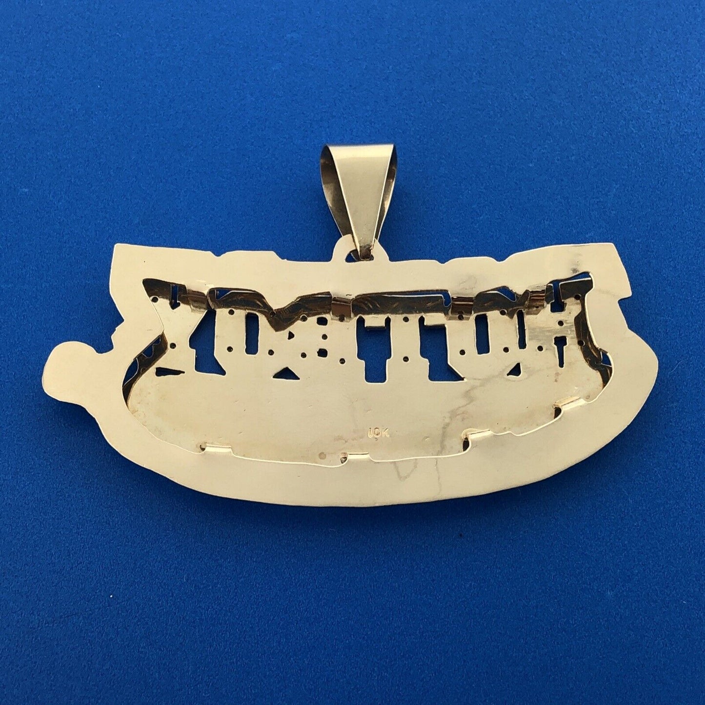 Gorgeous 10k Yellow Gold Diamond Hot Boy Chili Pepper Dangle Pendant