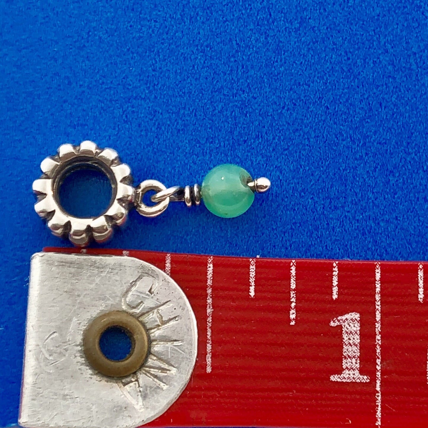 Authentic PANDORA 790166CH 925 Green Chrysoprase May Birthday Retired Bead Charm
