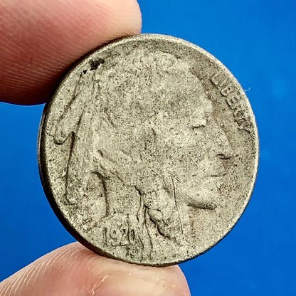 1919 S 1920 PDS Lot Of Four Indian Head Buffalo Nickels Better Semi Key Coins