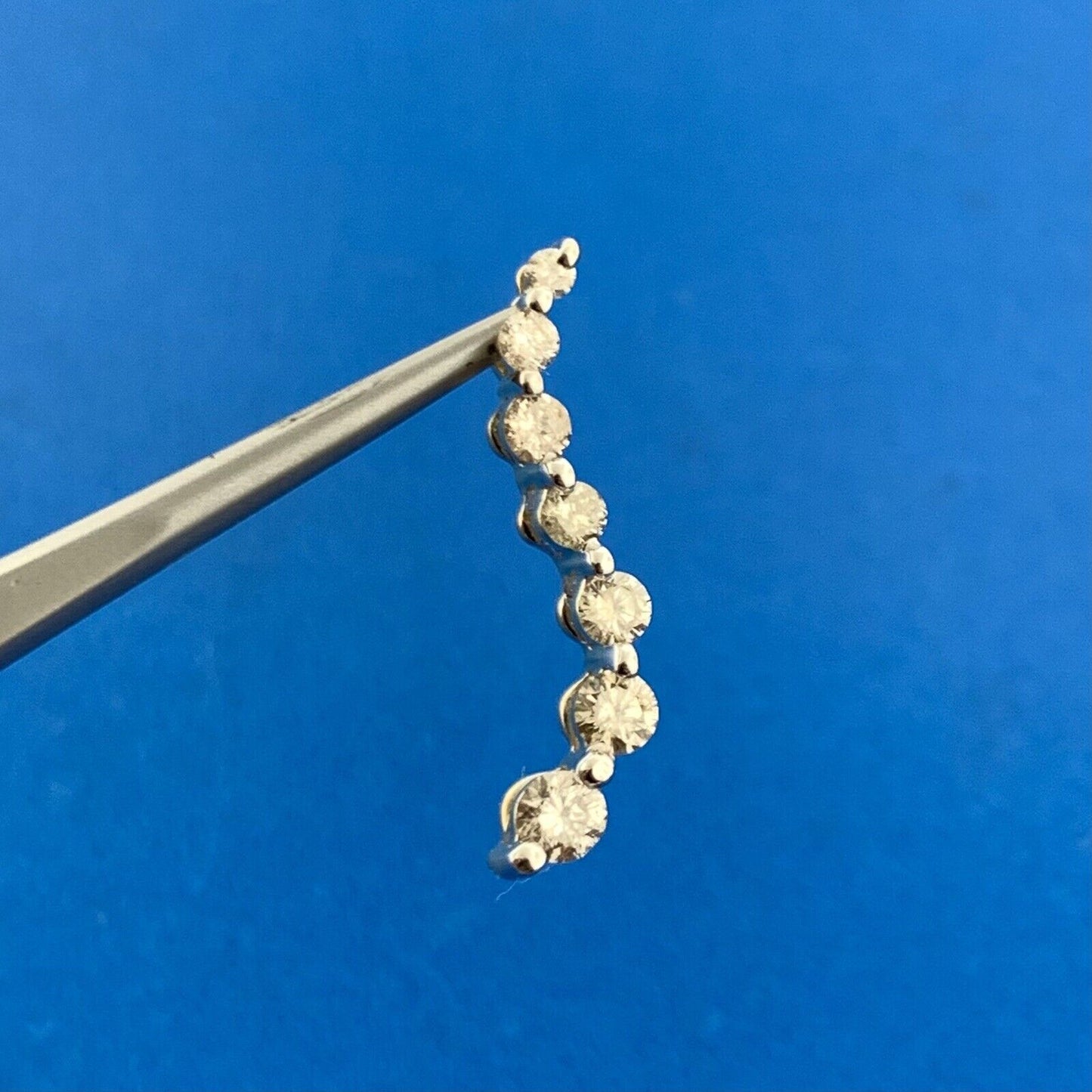 Designer 14K Yellow Gold Diamond Infinity Eternity Anniversary Bridal Pendant