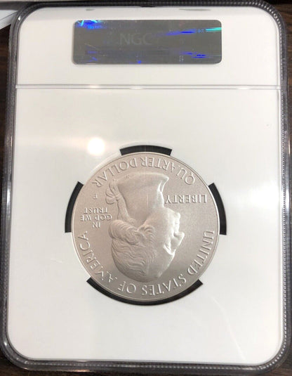 NGC 2014 P Great Smokey Mountains SP70 America The Beautiful ATB 5oz Silver Coin