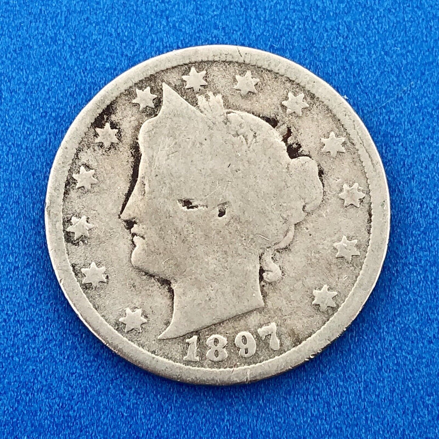 1897 1898 1899 P Liberty Head Nickel Five Cents 5c Rare Philadelphia 3 Coin Lot