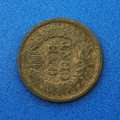 1864 L Indian Head One Cent Penny 1c Type 3 Bronze Better Key Philadelphia Coin