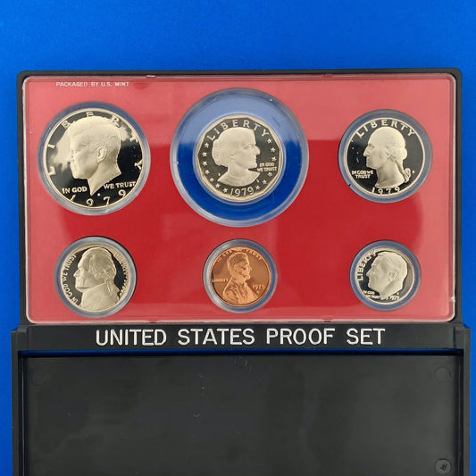 1979 S US Mint Proof Type II San Francisco 6 Coin Clad Set