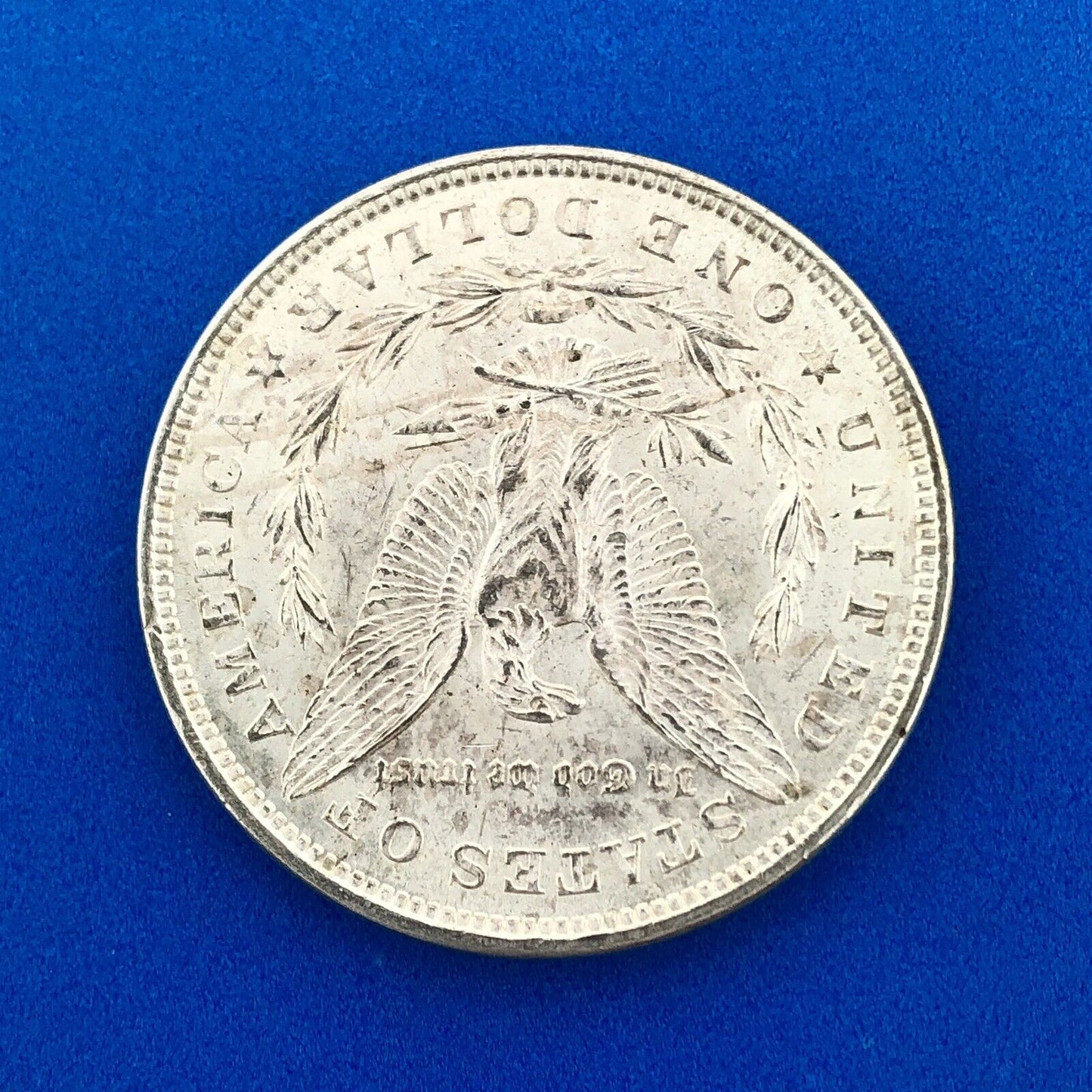 1921 P Morgan Silver Dollar $1 Last Year Issue Philadelphia Mint Coin White BU